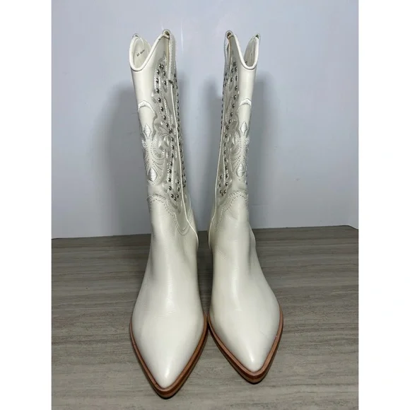 NEW Dolce Vita Sula Off White Leather 7.5